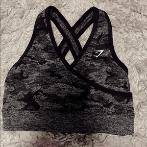 Gymshark camo adapt seamless sports bra